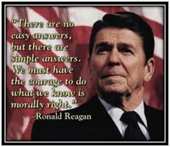 Reagan delivers "A Time for Choosing" speech in favor of Barry Goldwater