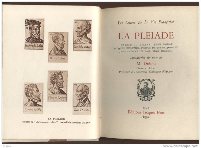 HISTOIRE LITTERAIRE: La Pléiade