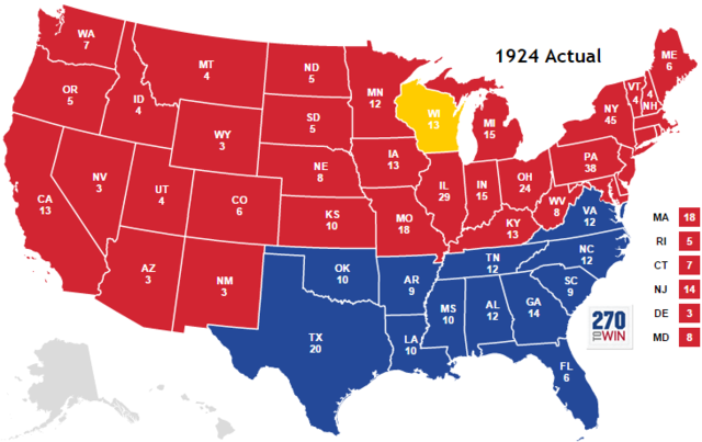 1924 U.S. presidential election.
