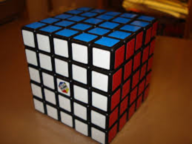 SOLVED A 5X5 1TH CUBE