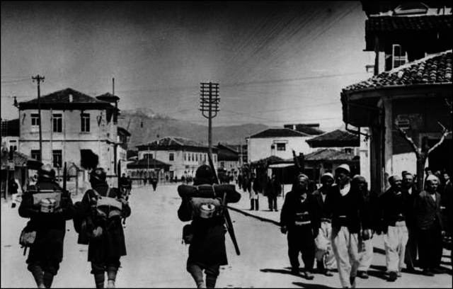 Mussolini invades Albania