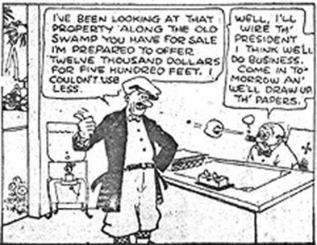 boom in real estate estate speculation in Florida.