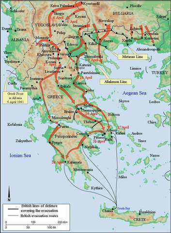 Germany invades Yugoslavia and  Greece.