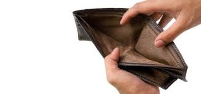 Sie hatten nicht viel Geld.