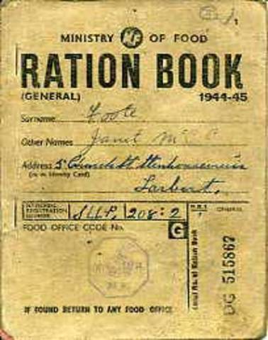 Food Rationing Program introduced