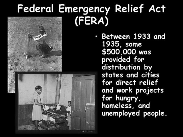 Federal Emergency Relief Act