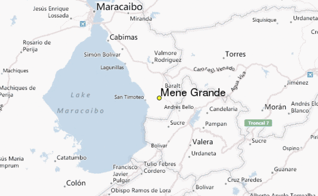 Mene Grande, fue descubierto por la Caribbean tras la finalización del pozo Zumaque I