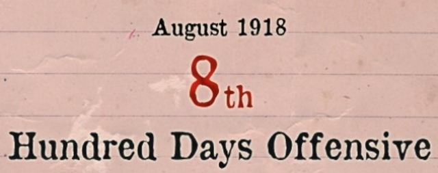 Start of the Hundred Days Offensive