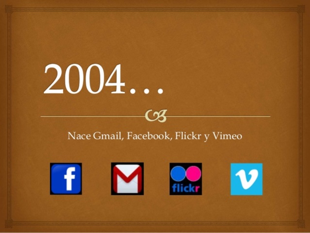 NACEN GMAIL, FACEBOOK, FLICKR Y VIMEO