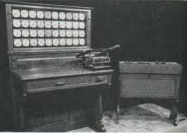 MAQUINA PERFORADORA DE TARJETAS