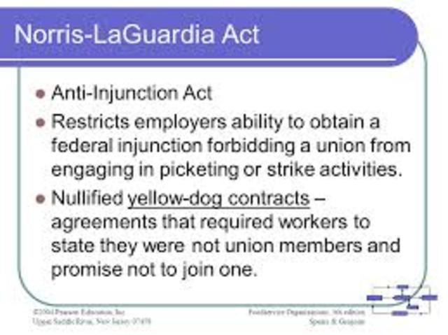 Norris-La Guardia Anti-Injunction Act