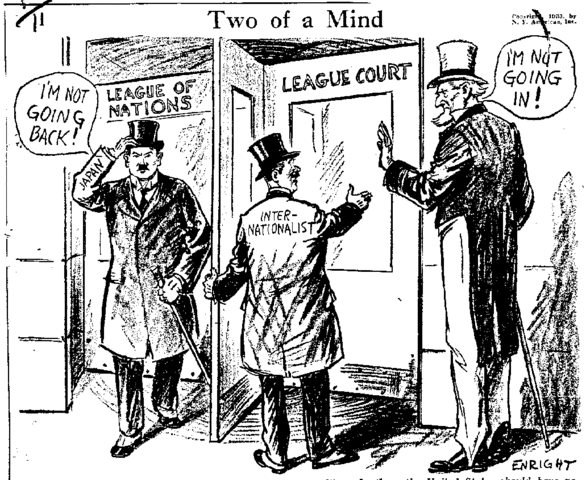 Policy of Isolationsim takes hold in America