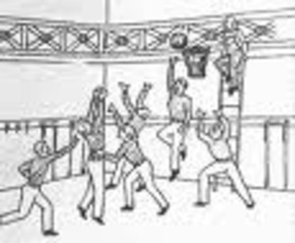 First NBA Basketball game 1946