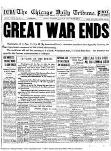 Germany Allies End World War I