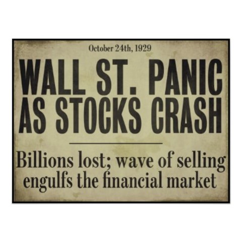 1st Wall Street Crash