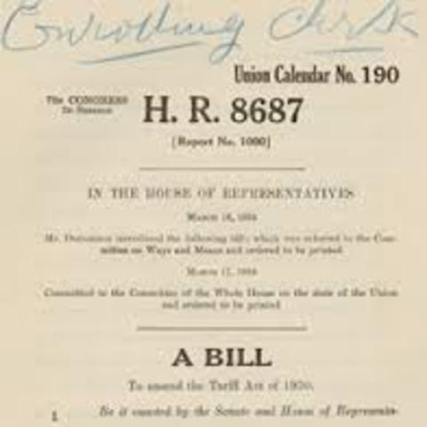 New Deal Policies- Reciprocal Trade Agreement Act