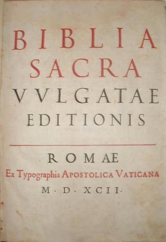 Finishing of the Vulgate