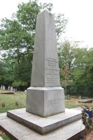 Buried: Monticello, near Charlottesville, Virginia