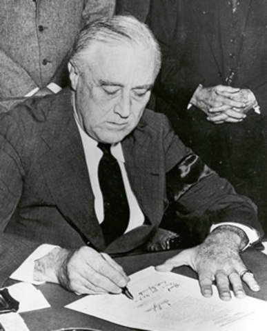 US Congress declares war on Japan