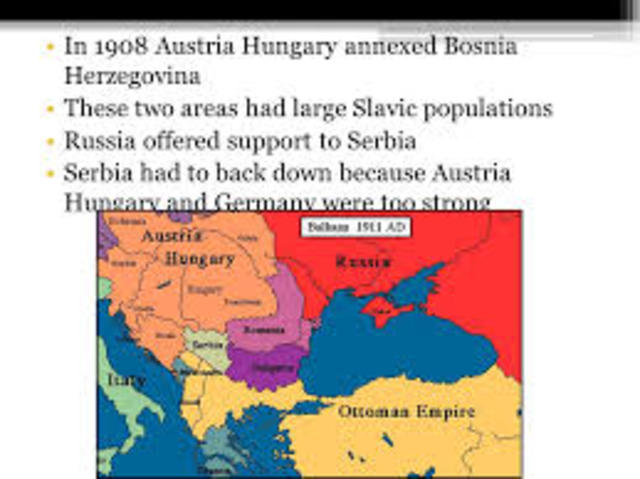 Austria-Hungary annexes Bosnia
