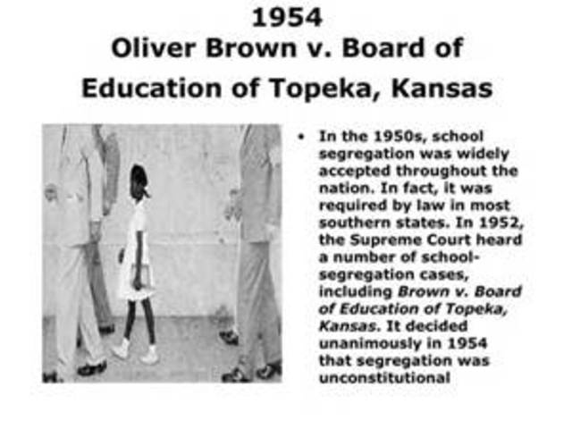 Brown V. Board of Education