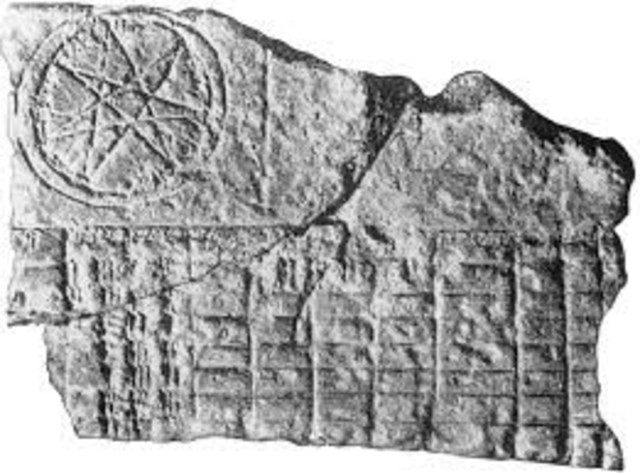 3000 a.CInvención de la escritura en Mesopotamia