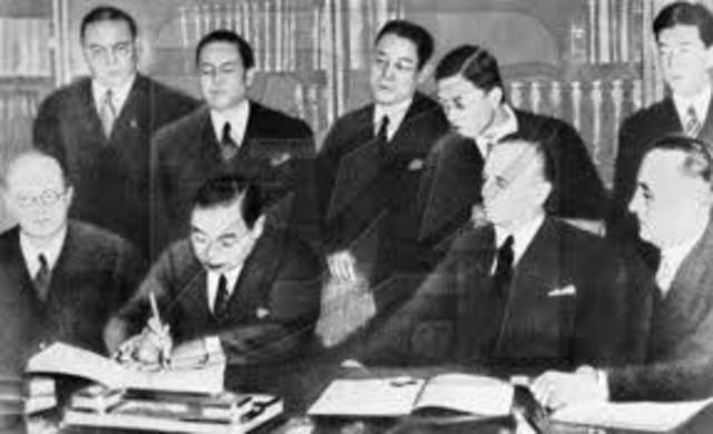 SIgning of the Anti-Comintern Pact