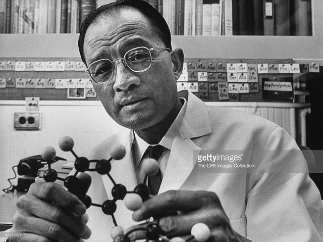 Choh Hao Li isolates growth hormone