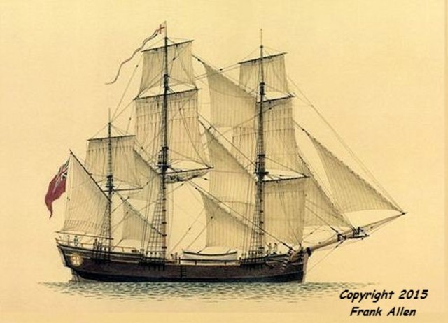 Encounter with a British Warship