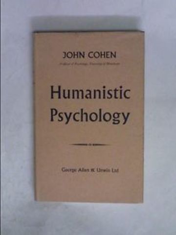 Humanistic Psychology de John Cohen