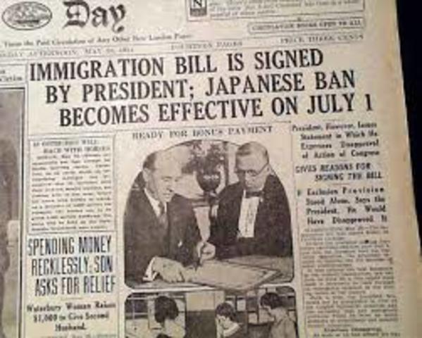 Immigration act of 1924