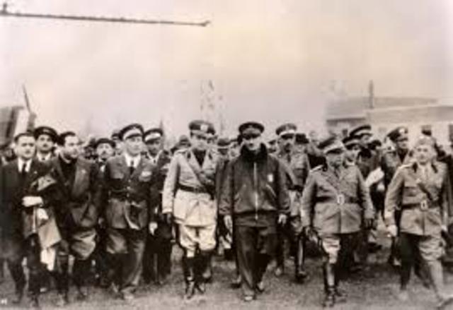 Mussolini invades Albania