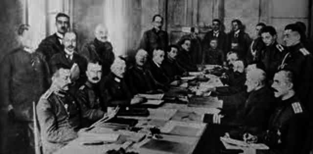 Russia signs Treaty of Brest-Litovsk