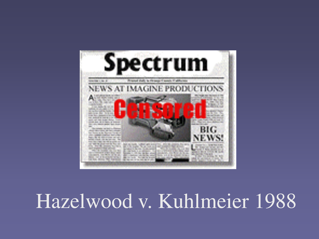 Hazelwood School District v. Kuhlmeier