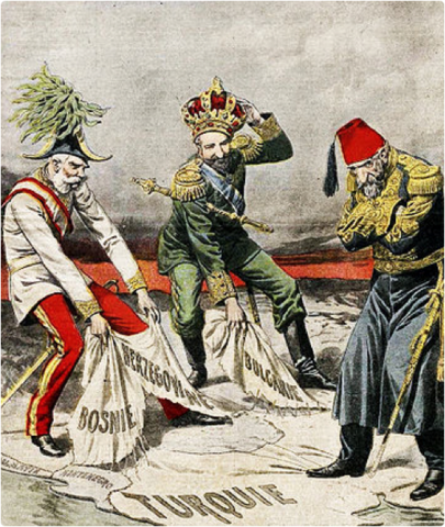 Austria-Hungary annexes Bosnia