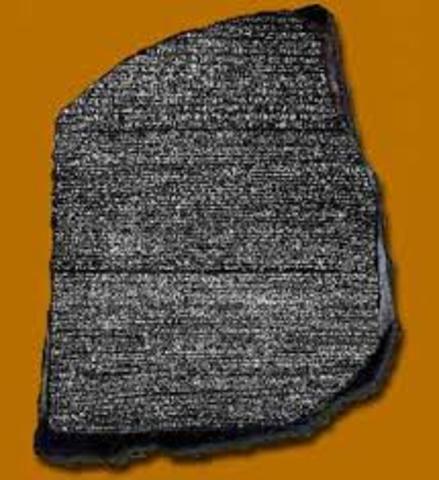 The Rosetta Stone was carved.