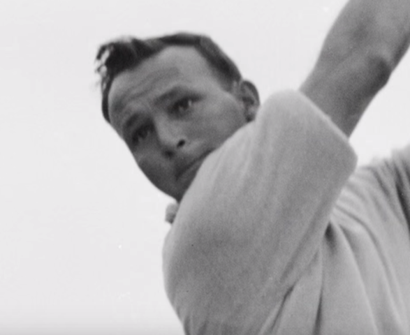 Arnold Palmer wins his first Masters Tournament