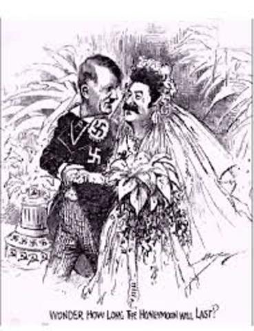 The German- Soviet Non-Aggression Pact is signed