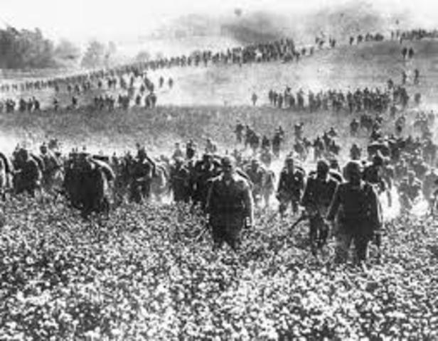 Germany invades Belgium