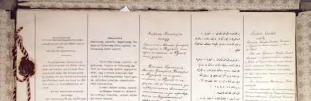 Russia signs Treaty of Brest-Litovsk