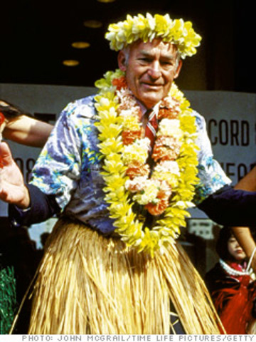 Sam Walton Hulas on Wall Street