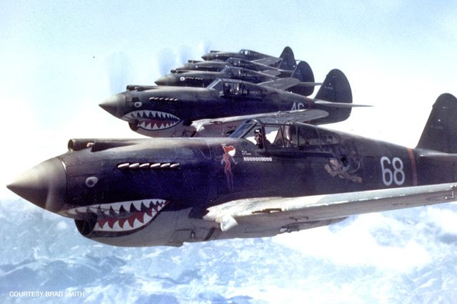 Curtiss P-40 "Warhawks"