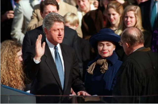 Bill Clinton becomes president