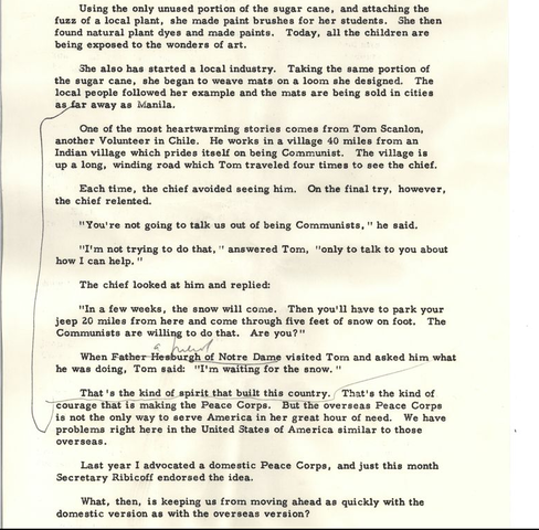 domestic Peace Corps