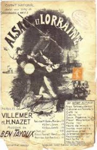 French loss of Alsace & Loraine to Germany