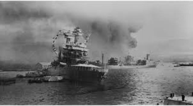 Pearl Harbor is attacked