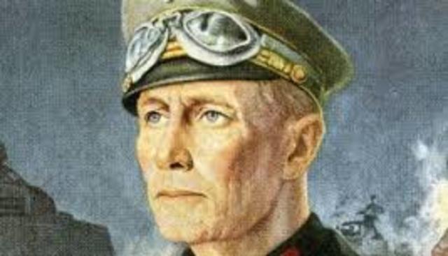 Erwin Rommel takes control of Libya