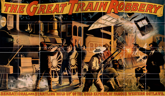 The film "The Great Train Robbery" is released