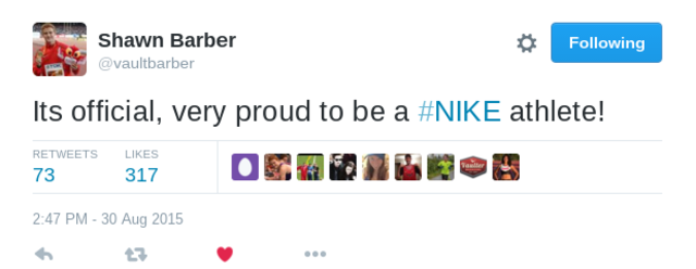 Shawn Official NIke Athlete