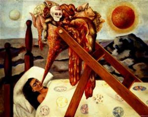 Frida tenia un accidente con an autobus